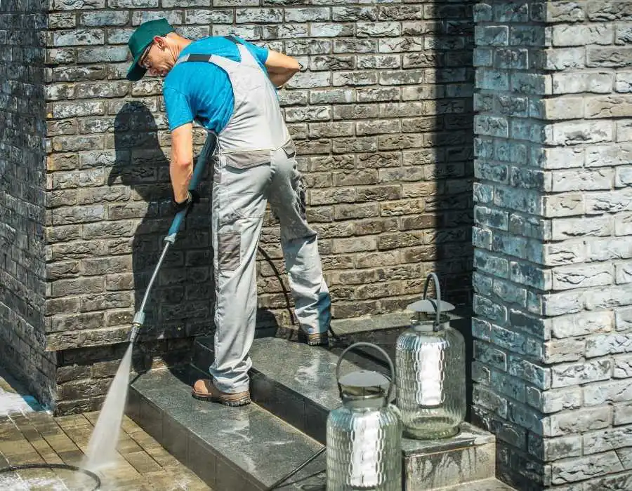 Entrance Pressure Washing