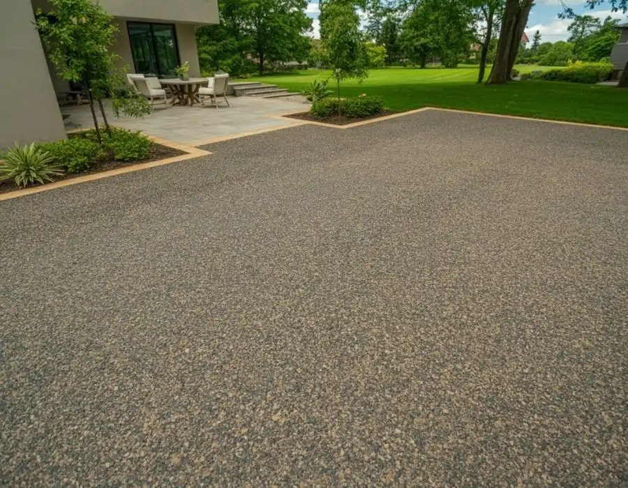 Patios & Outdoor Parking Areas with Chip Seal Surfacing